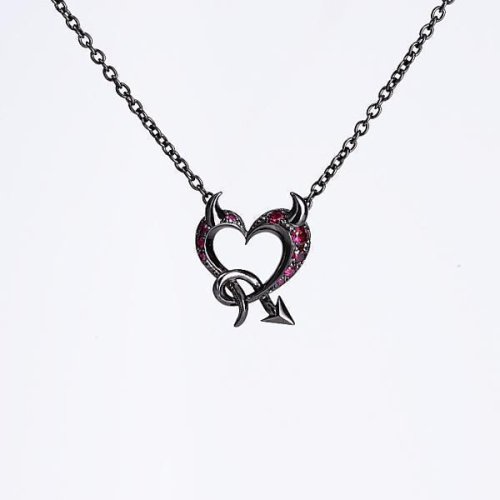 他の写真3: キングリモ　サタニックハートペンダント　SATANIC HEART PENDANT　KLP55BKBCZSR　King Limo　ペンダント　ネックレス