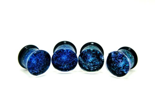 他の写真3: CLOVER GLASS 宇宙“そら”PLUGS/BL ハンドメイド オリジナル ボディピアス ガラス メンズ レディース