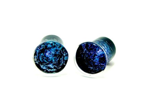 他の写真2: CLOVER GLASS 宇宙“そら”PLUGS/GR ボディピアス ガラス プラグ ハンドメイド メンズ レディース