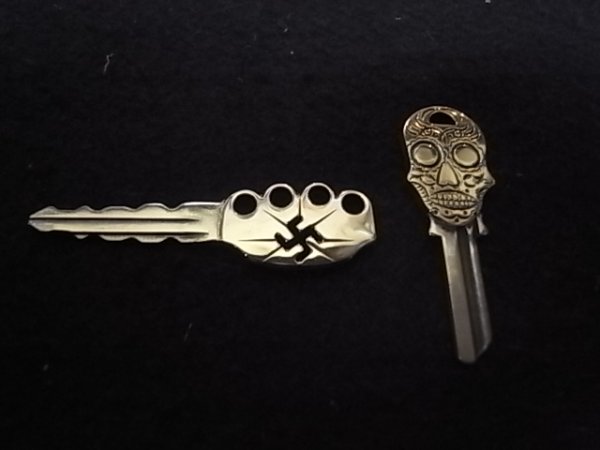 画像1: 【カルチャーゲート】Custom Key 真鍮　※カスタムオーダー可