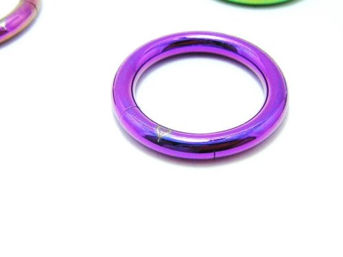 他の写真2: CLOVER GLASS Titanium Segment Ring 10Ga CG-T-BCS10 クローバーグラス チタン セグメントリング メンズ レディース