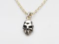 【King Limo】　MICRO SKULL NECKLACE マイクロスカルネックレス　キングリモ KLCM15　シルバーペンダント