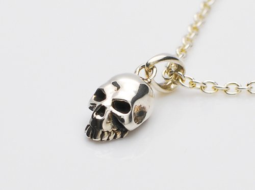 他の写真2: 【King Limo】　MICRO SKULL NECKLACE マイクロスカルネックレス　キングリモ KLCM15　シルバーペンダント