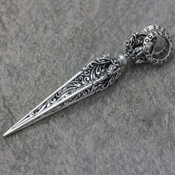 画像1: ソカロ　チベタン・ドラゴン・ダガー・ドージェ・ペンダントS　ZPDS-0090　ZOCALO　ペンダントトップ