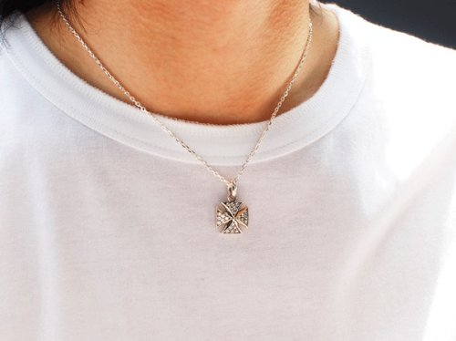 他の写真3: 【King Limo】 キングリモ FLAVA CROSS NECKLACE フラーヴァ クロス シルバーペンダント KLP66CZ メンズ レディース