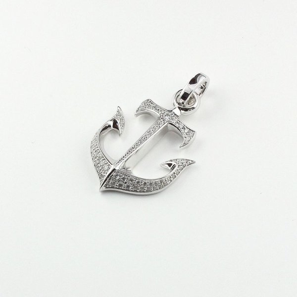 画像1: キングリモ　アンカーペンダント　ANCHOR PENDANT_PAVE　KLP69CZ　King Limo　ペンダント　　