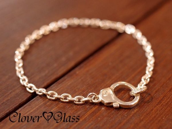 画像1: クローバーグラス　ハンドカフス・ブレスレット　手錠ブレスレット　CLOVER GLASS　Handcuffs Bracelet 　CGB-02　CLOVER925オリジナルブレスレット