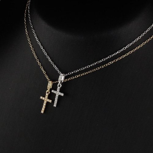 他の写真2: キングリモ　マイクロクロスネックレス　MICRO CROSS NECKLACE　KLT06GCZ　King Limo　ネックレス