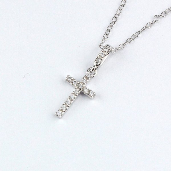 画像1: キングリモ　マイクロクロスネックレス　 KLT06CZ　MICRO CROSS NECKLACE　King Limo　ネックレス