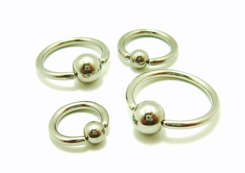 他の写真1: 【ネコポス発送可】Captive Bead Ring　CBR　18G/16G/14G/12G/10G　キャプティブビーズリング　ボディピアス　CBR