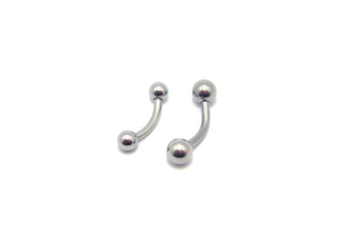 他の写真1: 【ネコポス発送可】Curved Barbells　16G/14G　カーブドバーベル　ボディピアス　BBB