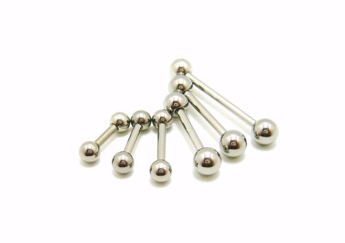 他の写真1: 【ネコポス発送可】Straight Barbells　16G/14G　ストレートバーベル　ボディピアス　BRB