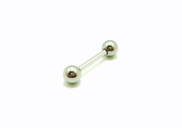 画像1: 【ネコポス発送可】Straight Barbells　16G/14G　ストレートバーベル　ボディピアス　BRB