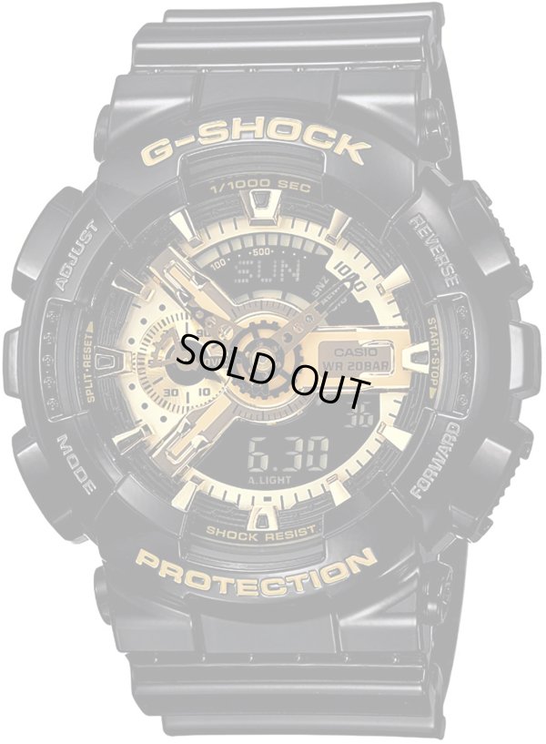 画像1: カシオ 腕時計 ジーショック GA-110GB-1AJF ブラック ゴールド メンズ CASIO G-SHOCK　【定価￥18,700-（税込）】