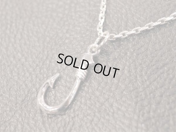 画像1: フィッシュフック・ペンダント(Small)釣針ペンダント ASP-0238 CLOVER925セレクト シルバーペンダントトップ