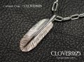 CLOVER925　カルチャーゲート・コラボレーション・フェザーペンダントS　C×C FEATHER PENDANT　CCPD-01/SV　シルバーペンダント　メンズ　レディース