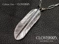 CLOVER925　カルチャーゲート・コラボレーション・フェザーペンダントL　C×C FEATHER PENDANT　CCPD-03/SV　シルバーペンダント　メンズ　レディース