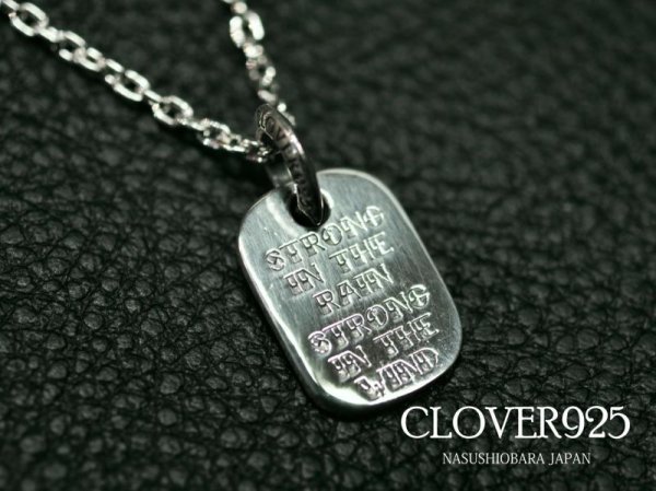 画像1: CLOVER925　ビーストロングチャームペンダント　BE STRONG CHARM PENDANT　CLPD-04/SV　シルバーペンダント　メンズ　レディース