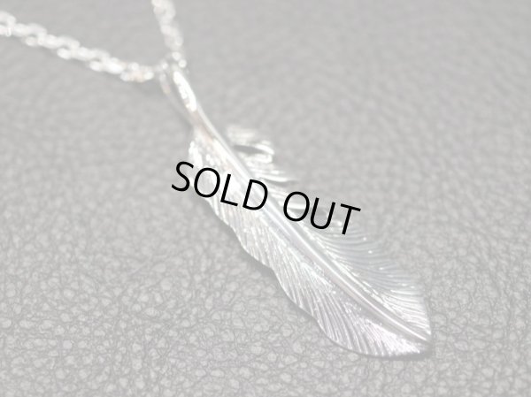 画像1: フェザーペンダントM　左右向あり　ASP-1280　CLOVER925セレクト　シルバーペンダントトップ