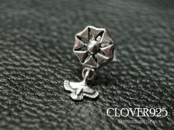 画像1: CLOVER925　ハンギング・イーグルS ピアス　Hanging Eagle Ear stud　CLE-04/SV　メンズ　レディース