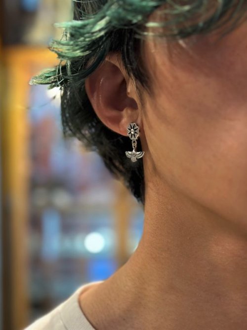 他の写真2: CLOVER925　ハンギング・イーグルL ピアス　Hanging Eagle Ear stud　CLE-05/SV　メンズ　レディース