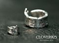 CLOVER925　ラブ＆ヘイト・ドレープ イヤーカフ　Love &&Hate Drape Earcuff　CLEC-02/SV　メンズ　レディース