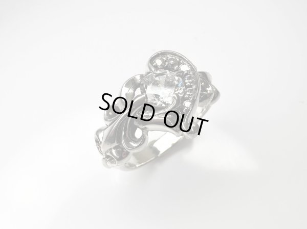 画像1: CLOVER925セレクト　ゴシックハート・リング CZ　シルバーリング　CLSLCT-R041CZ