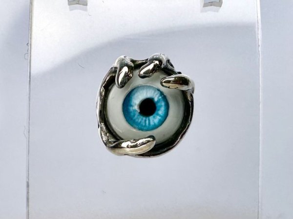 画像1: CLOVER925セレクト　義眼・ピアス　ブルー　シルバーピアス　片売り　CLSLCT-E047BL