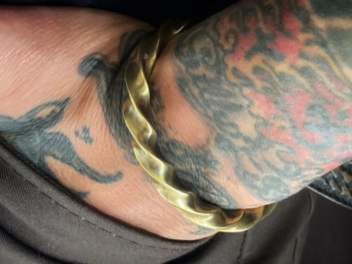 他の写真3: シリーエッセンス silly essence ツイストヘビーバングル twisted heavy bangle brass sebn-0010 メンズ レディース