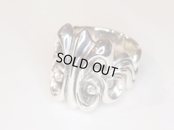 画像1: CLOVER925セレクト　ヘビーウェイト・リリー・リング　CLSLCT-R040　シルバーリング　メンズ