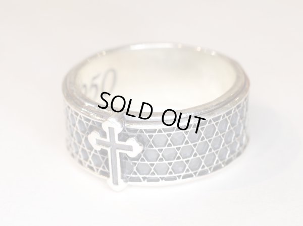 画像1: CLOVER925セレクト　ヘキサグラム・クロス・リング　CLSLCT-R042　シルバーリング　メンズ