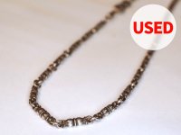 【Used】AQUA SILVER デザインチェーン 45cm SILVER925  メンズ レディース