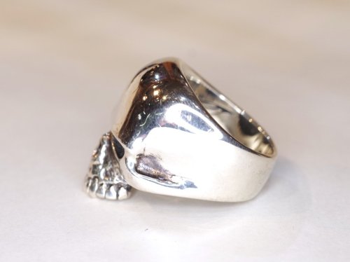 他の写真3: 【Used】CRAZY PIG DESIGNS　Evil Skull Ring 12号 SILVER925 リング メンズ レディース