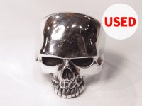 【Used】CRAZY PIG DESIGNS　Evil Skull Ring 12号 SILVER925 リング メンズ レディース