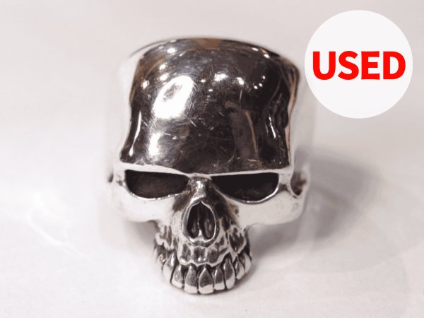 画像1: 【Used】CRAZY PIG DESIGNS　Evil Skull Ring 12号 SILVER925 リング メンズ レディース