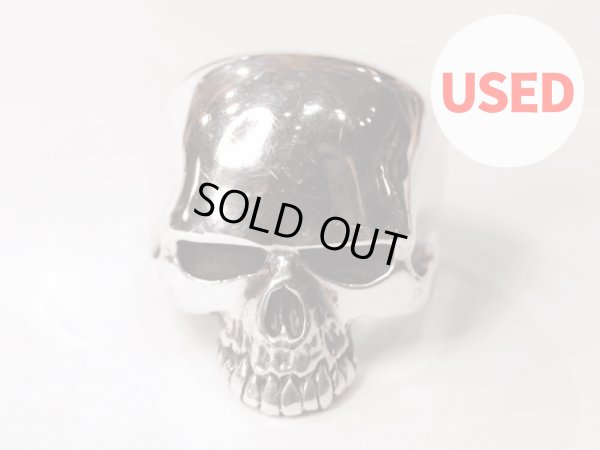 画像1: 【Used】CRAZY PIG DESIGNS Evil Skull Ring 12号 SILVER925 リング メンズ レディース
