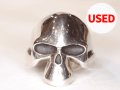 【Used】サーティーンデザインズ フラットフェイス スカル リング 19号　SILVER925 リング メンズ レディース