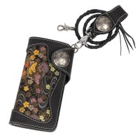 花山 カザン ロングウォレット W-9AK レザーウォレット 長財布 デグナー メンズ