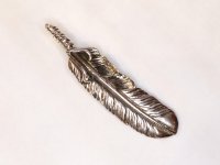 特大フェザー・ペンダント シルバーペンダント PT-150