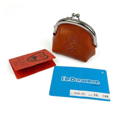 他の写真3: 栃木レザー ドラえもん がま口型 コインケース 小銭入れ 日本製　CLSLCT-L215