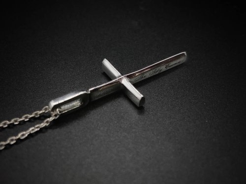 他の写真1: シリーエッセンス silly essence ナロークロスペンダントM narrow cross pendant/m/silver Silver925 ペンダントトップ メンズ レディース
