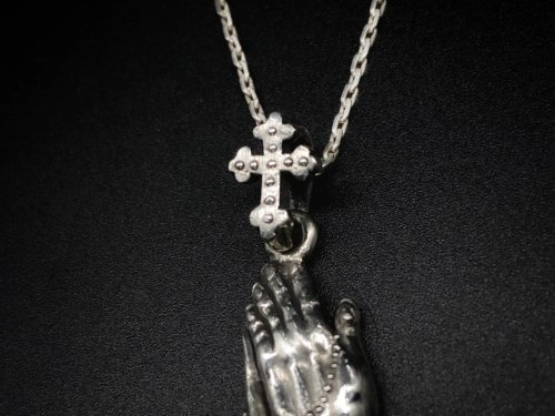 他の写真1: シリーエッセンス silly essence プレイングハンズ・リボンペンダント praying hands/ribbon pendant/silver Silver925 ペンダントトップ メンズ レディース
