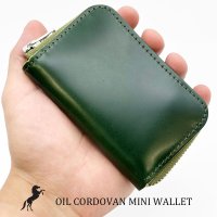 オイルコードバン ミニウォレット コインケース 小銭入れ 新喜皮革 栃木レザー 日本製 レザーウォレット 革財布 CLSLCT-L216