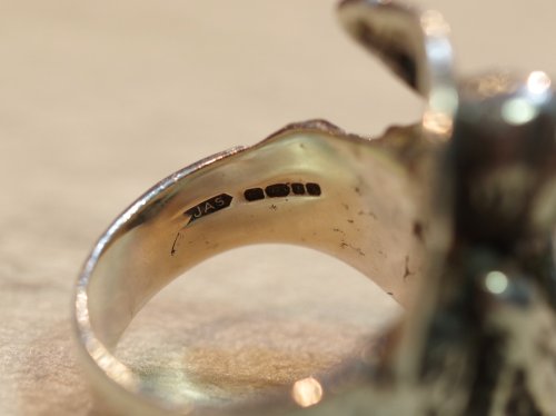 他の写真3: 【Used】CRAZY PIG DESIGNS Grim Reaper Ring 24号 SILVER925 クレイジーピッグ リング スカル メンズ レディース