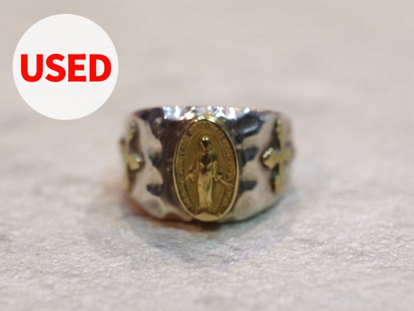 画像1: 【Used】BORDEN OF PROOF 11号 SILVER925/Brass バーデンオブプルーフ リング マリア メンズ レディース