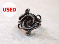 【Used】ZOCALO ダブル・スネーク・リング 22号 SILVER925 ソカロ リング メンズ レディース