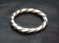 シリーエッセンス silly essence ミディアムツイストリング medium twist ring/sv SER-0014/SV Silver925 リング メンズ レディース