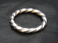 シリーエッセンス silly essence ミディアムツイストリング medium twist ring/sv SER-0014/SV Silver925 リング メンズ レディース