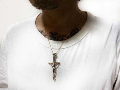 他の写真3: シリーエッセンス silly essence クロスコフィンペンダント cross coffin pendant/brass/silver Silver925 ペンダントトップ メンズ レディース