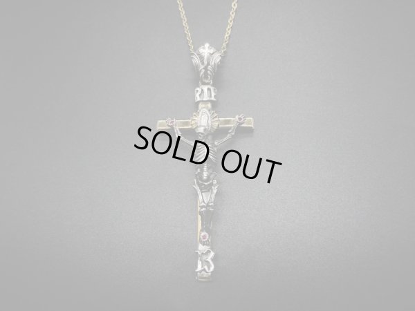 画像1: シリーエッセンス silly essence クロスコフィンペンダント cross coffin pendant/brass/silver Silver925 ペンダントトップ メンズ レディース